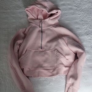 Women's Pink Scuba Crop Style